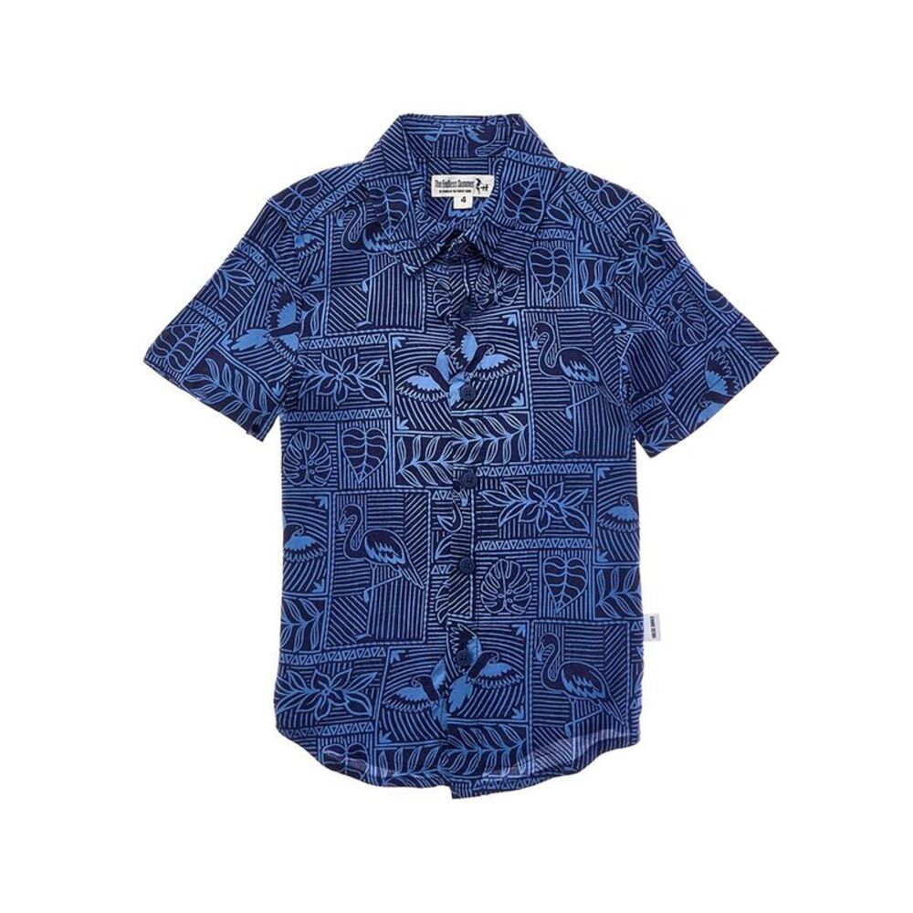 Endless Summer Boys  Button-Down Shirt, Blue